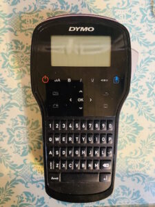 Dymo label maker